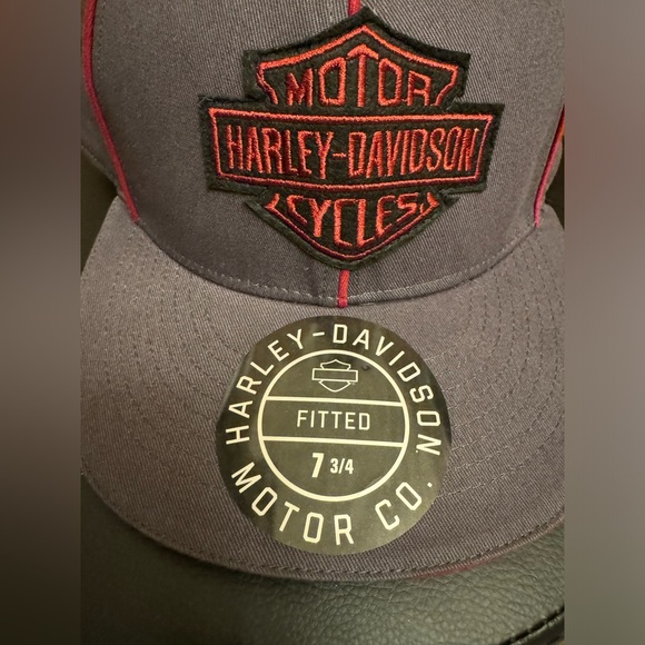 NWT Harley-Davidson Fitted Baseball Cap - Picture 2 of 6
